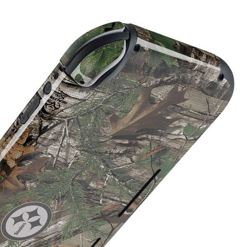 NFL Pittsburgh Steelers Realtree Xtra Green Camo Nintendo Switch Lite Skin